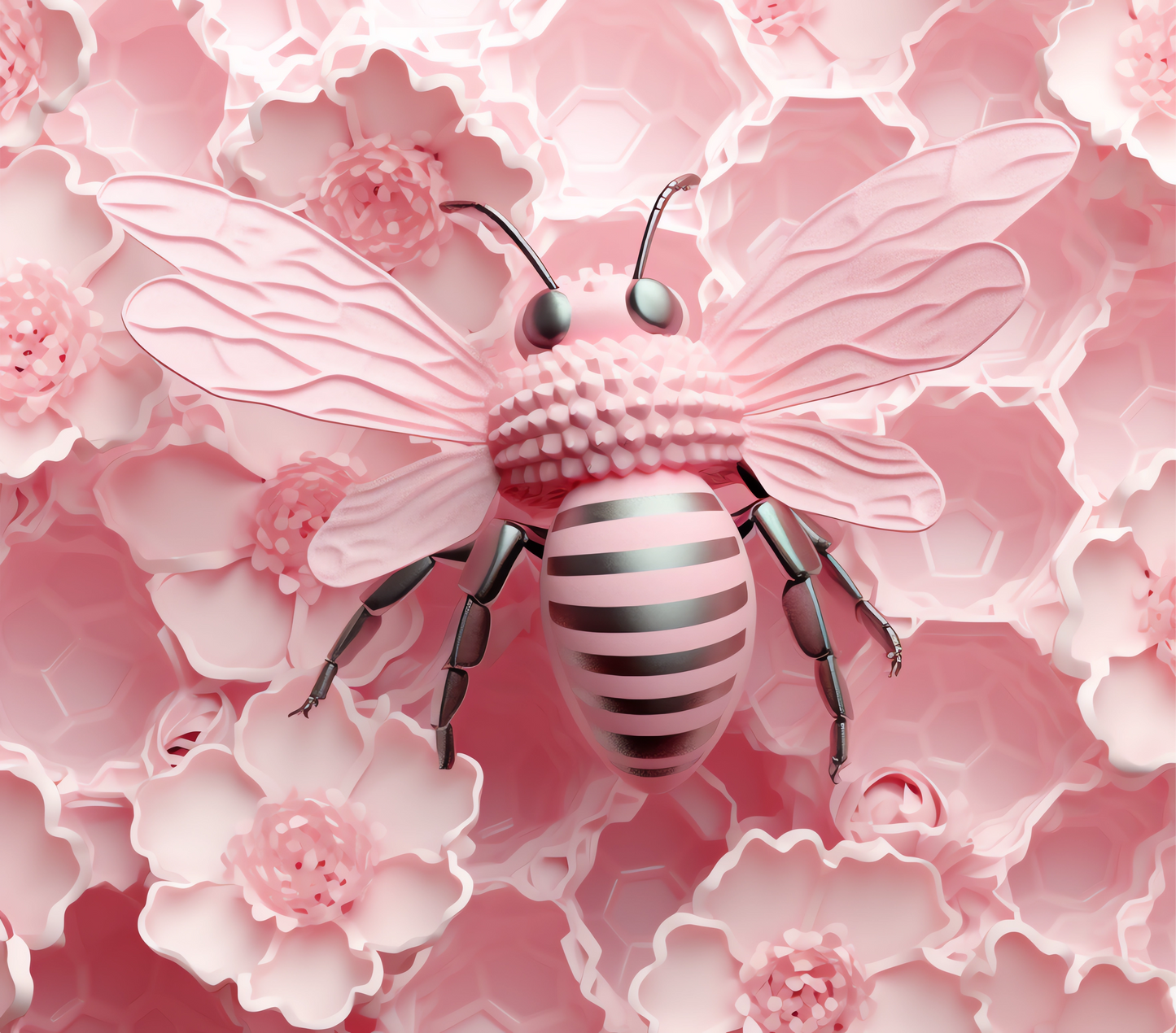 Gourde avec motif abeille/Tumbler with bee design