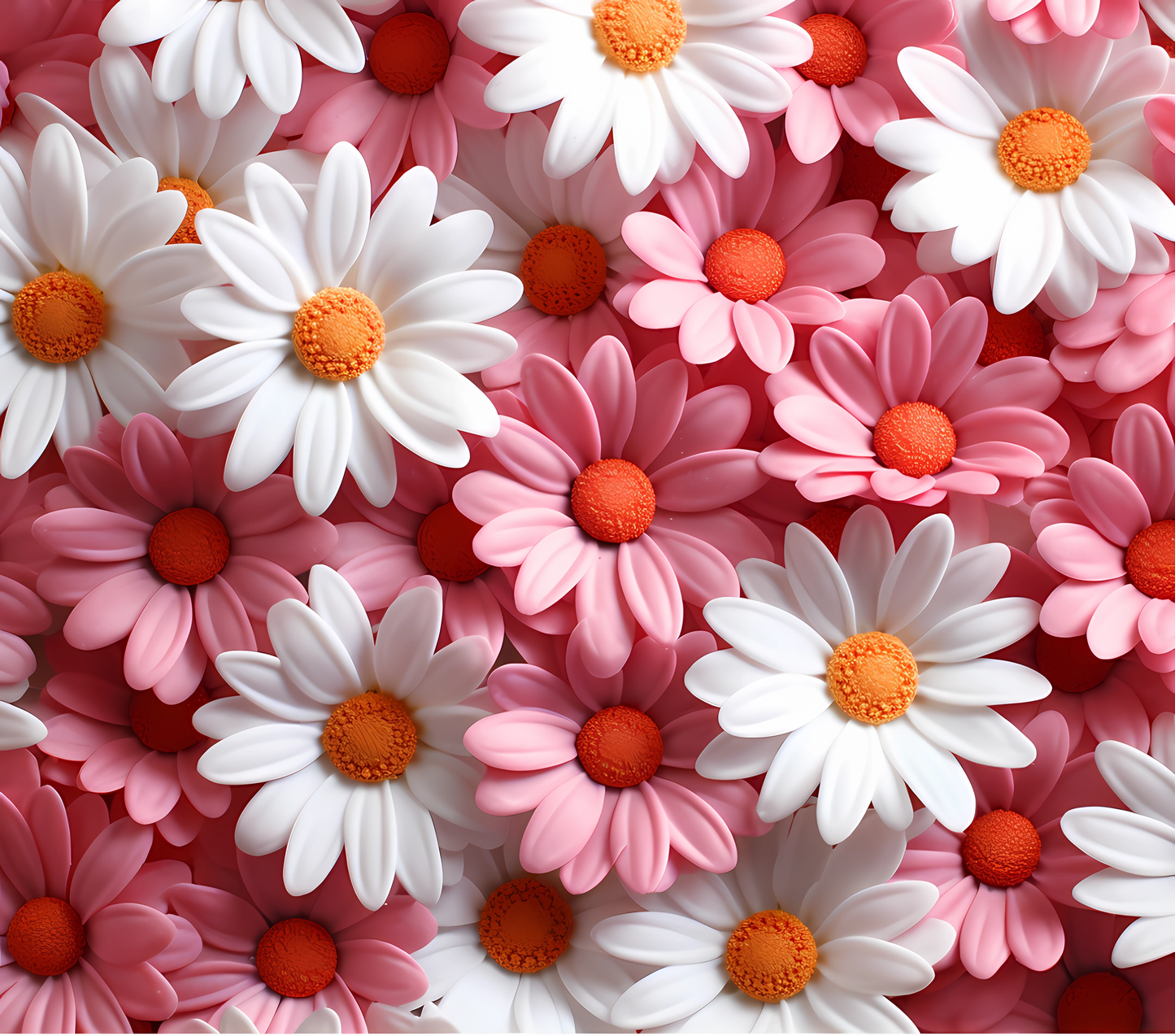 Gourde avec avec motif fleur / Tumbler with flower design