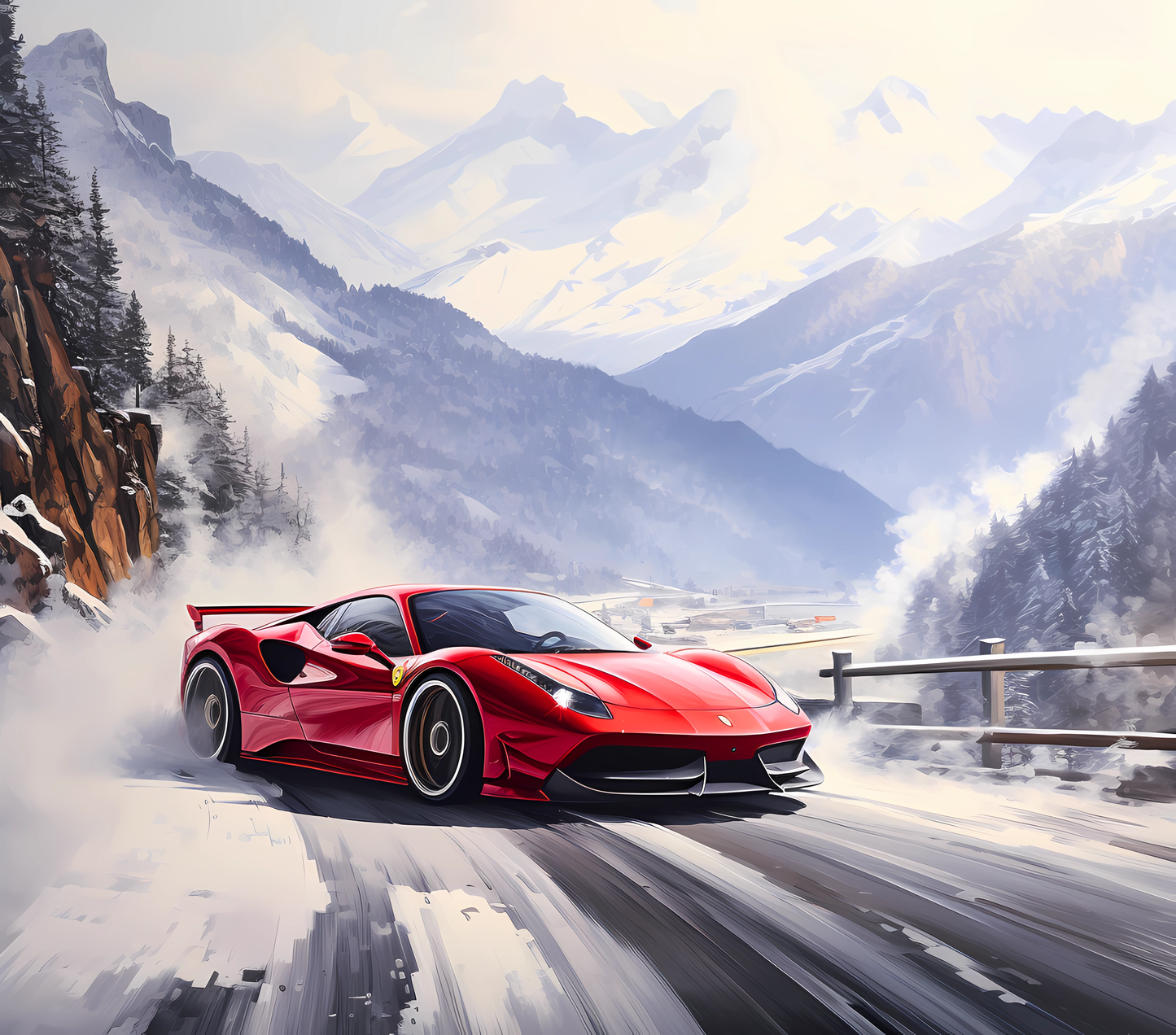 Gourde avec design voiture classique/Tumbler with classic car design