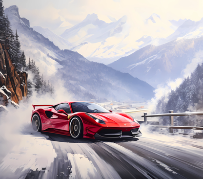 Gourde avec design voiture classique/Tumbler with classic car design