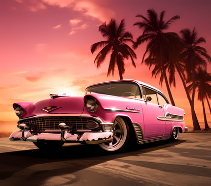 Gourde avec design voiture classique/Tumbler with classic car design