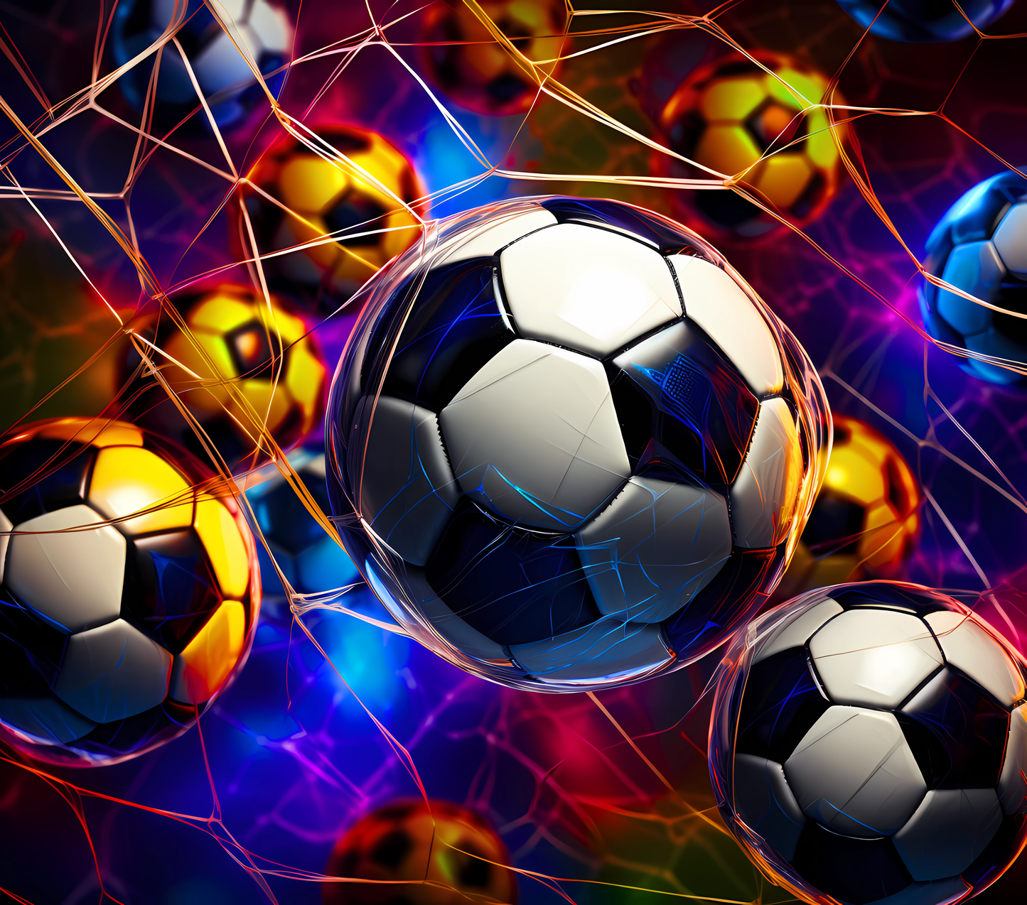 Gourde avec motif Football / Tumbler with Football design