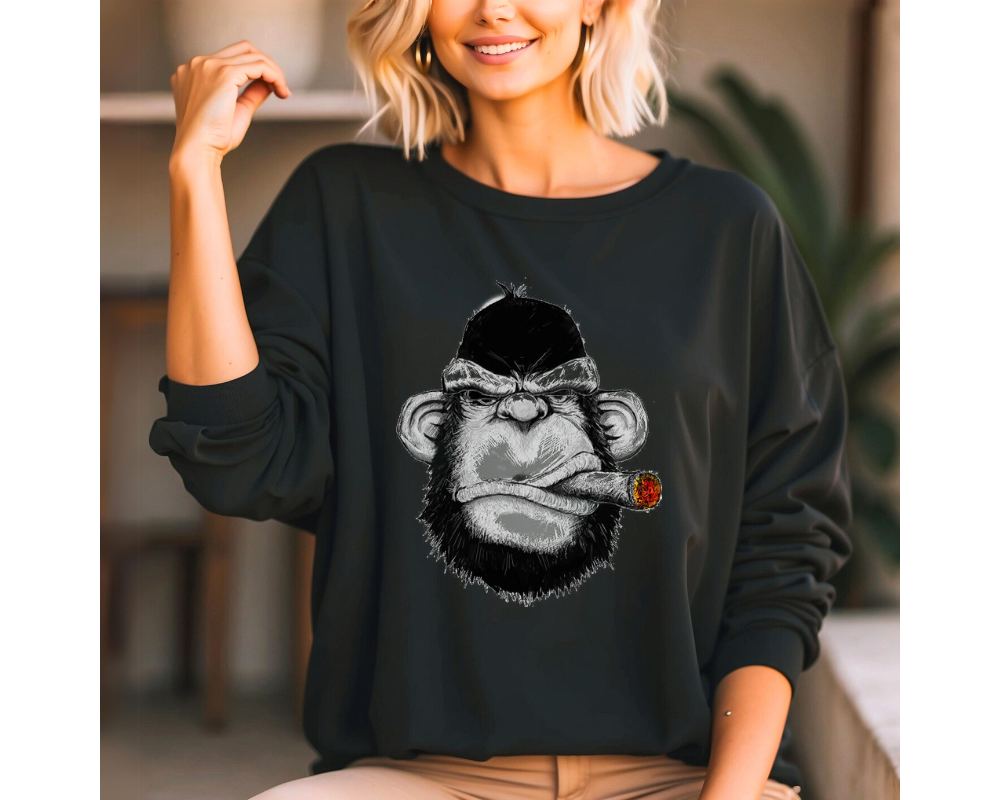 T-shirt à manches longues Smokey Monkey