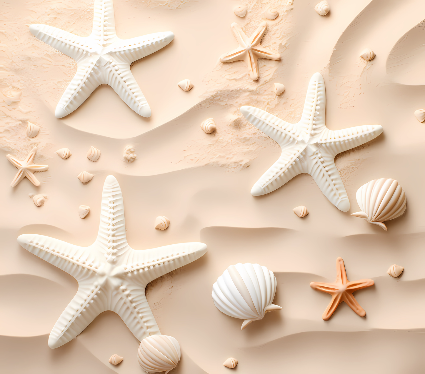 Gourde avec motif plage/Tumbler with beach design