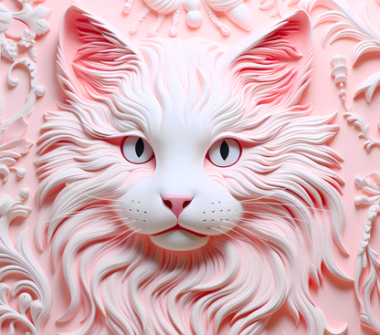 Gourde avec motif Chat / Tumbler with Cat design