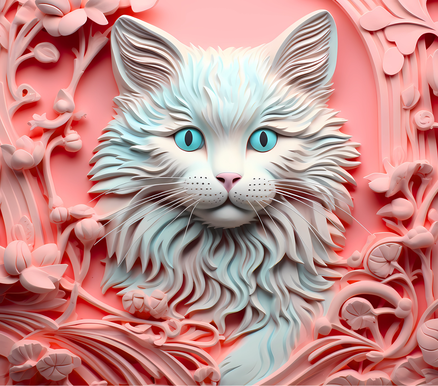 Gourde avec motif Chat / Tumbler with Cat design