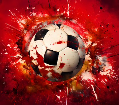 Gourde avec motif Football / Tumbler with Football design
