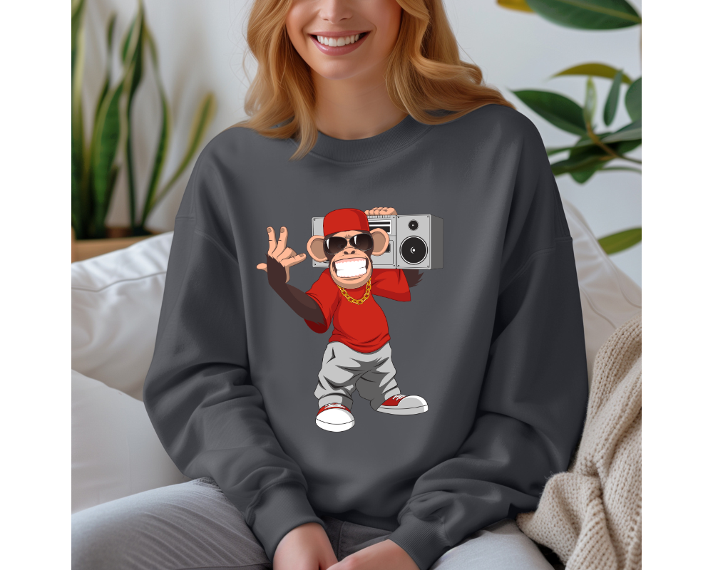 T-shirt à manches longues Radio Monkey