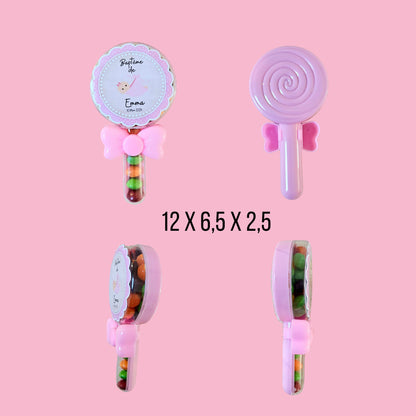Lollipop transparant candy box personnalisées