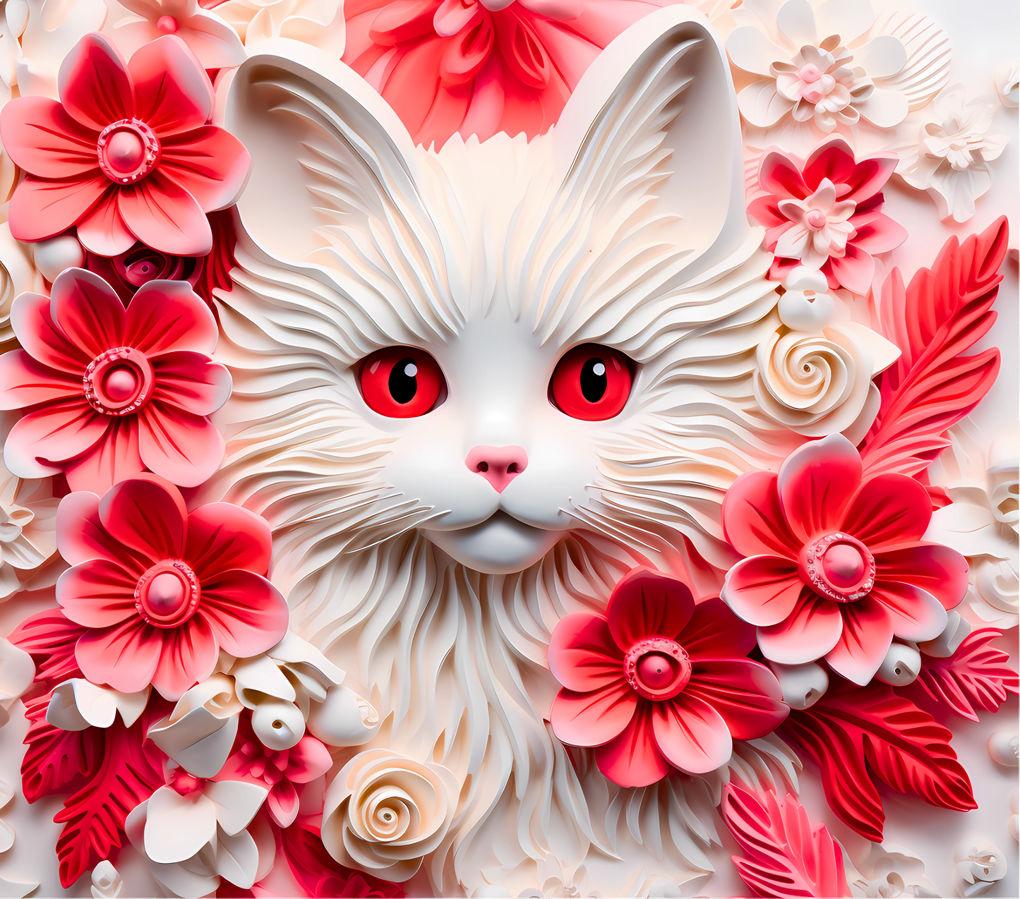 Gourde avec motif Chat / Tumbler with cat design