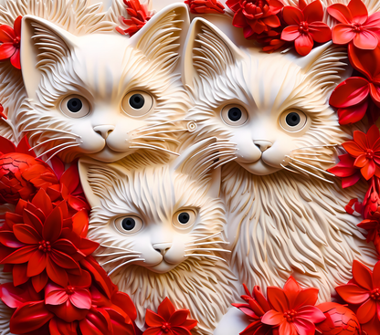 Gourde avec motif Chat / Tumbler with cat design