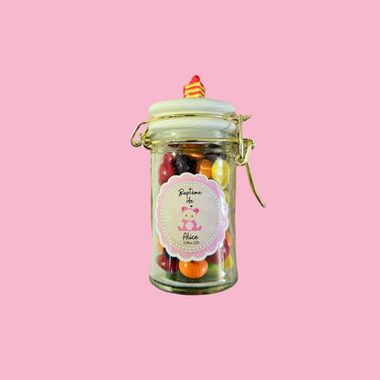 Pot de bonbons personnalisé