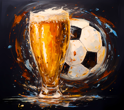 Gourde avec motif Football / Tumbler with Football design