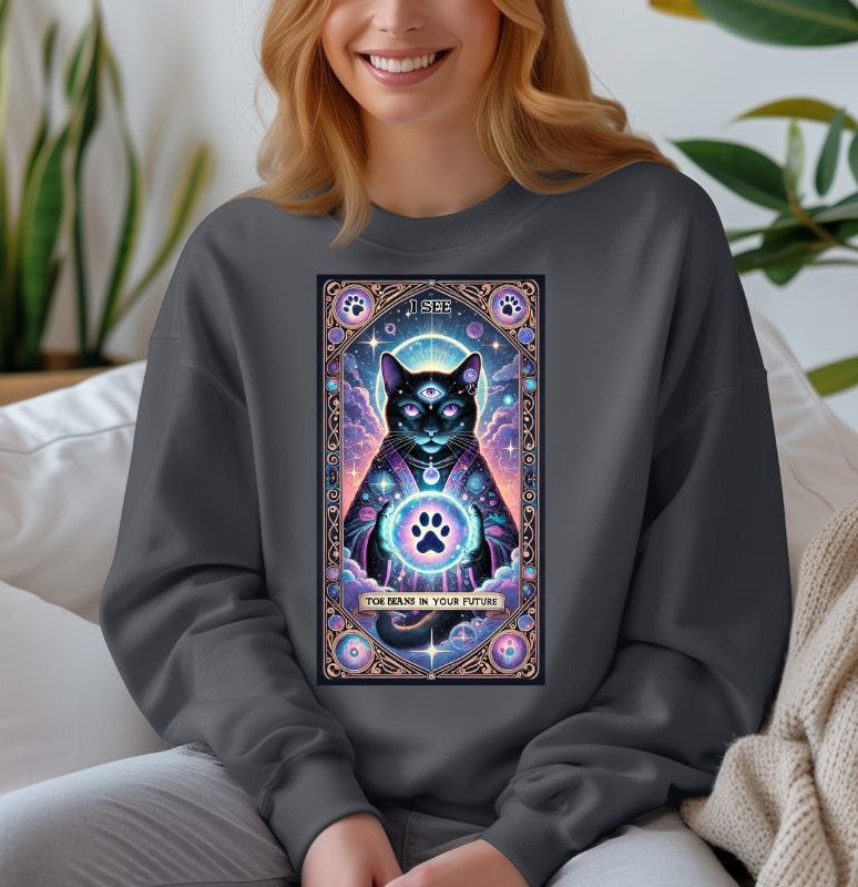 T-shirt à manches longues Cat Tarot