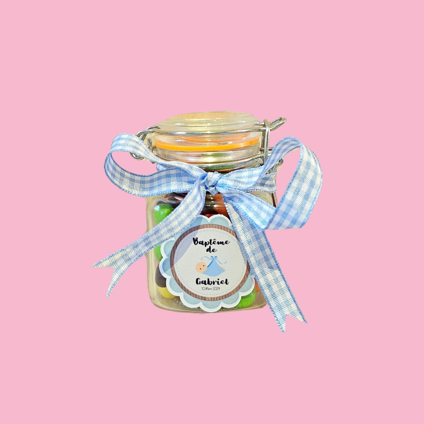 Pot de bonbons personnalisée
