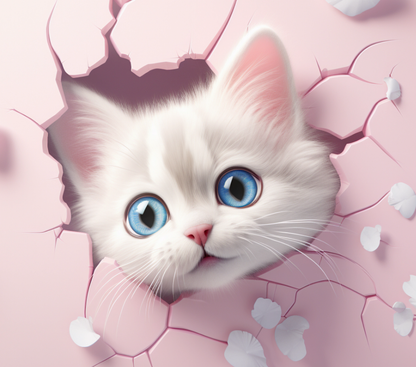 Gourde avec motif chat / Tumbler with Cat design