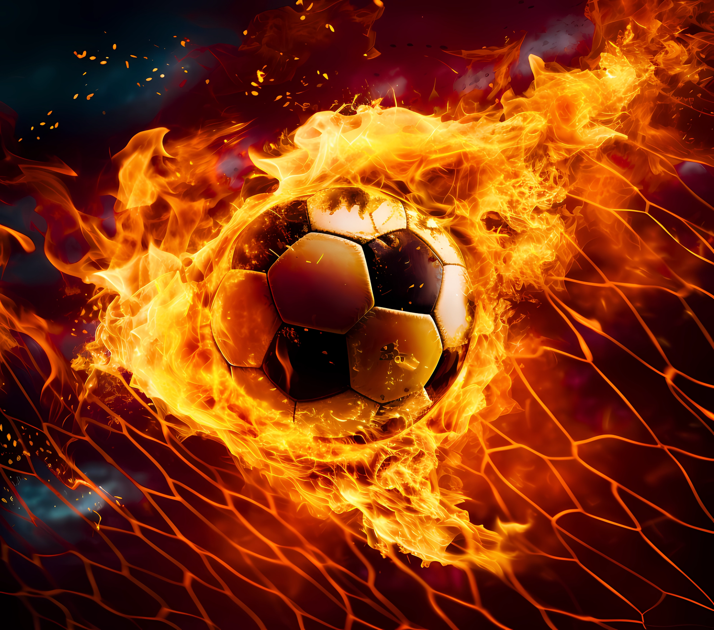 Gourde avec motif Football / Tumbler with Football design