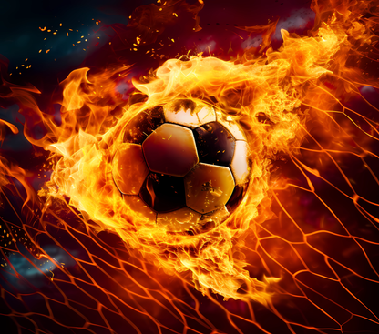 Gourde avec motif Football / Tumbler with Football design