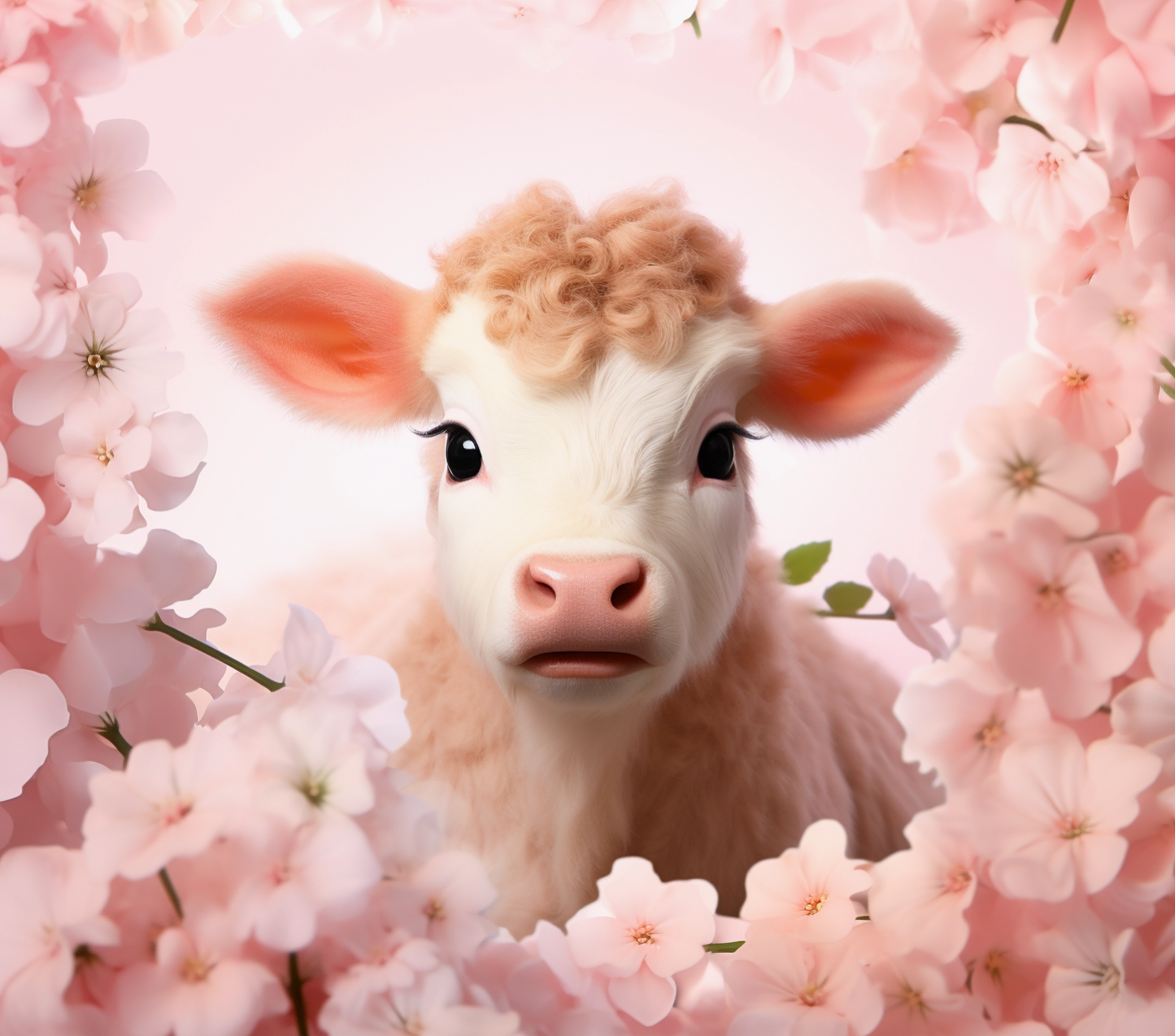 Gourde avec motif vache mignonne/Tumbler with cute cow design