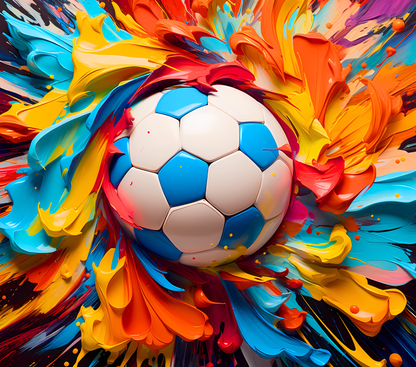 Gourde avec motif Football / Tumbler with Football design