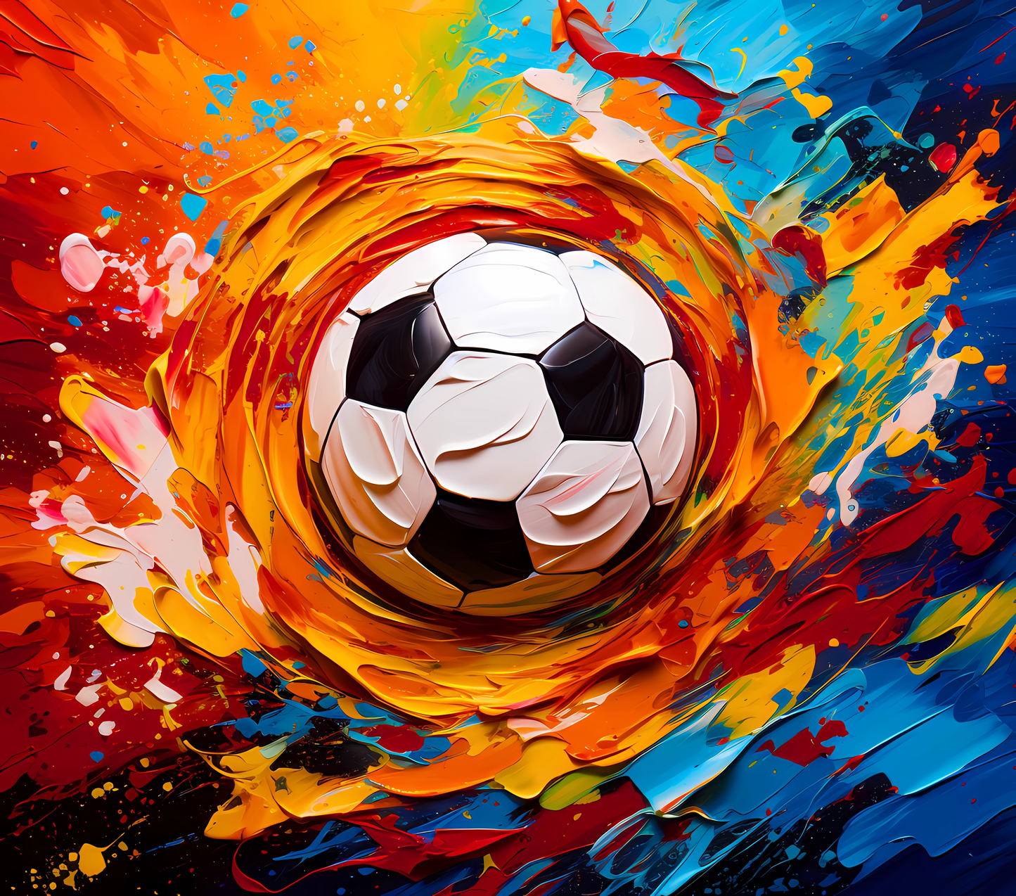 Gourde avec motif Football / Tumbler with Football design