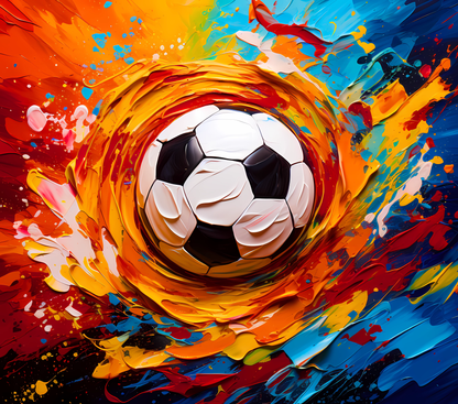 Gourde avec motif Football / Tumbler with Football design