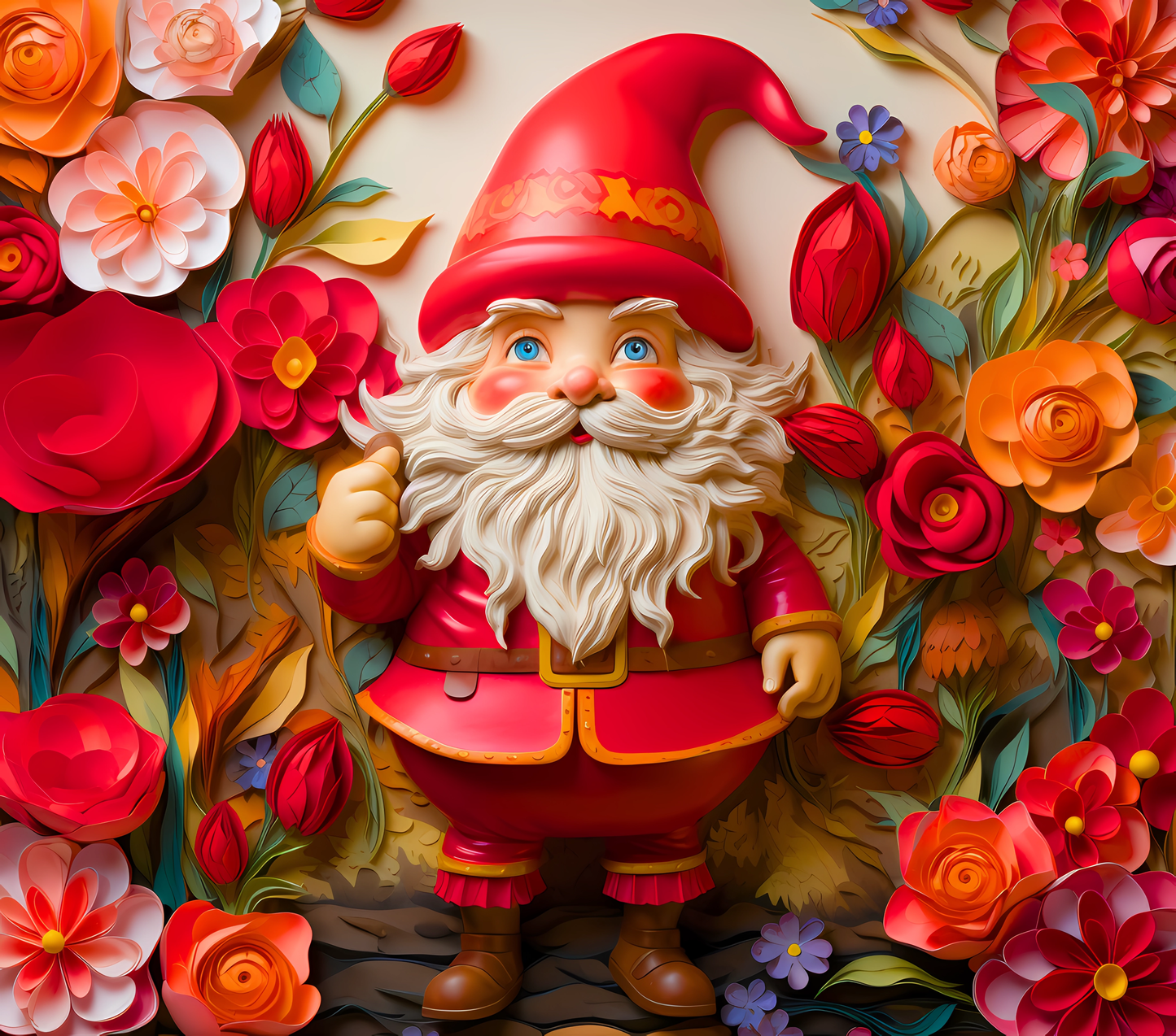 Gourde avec motif Gnome / Tumbler with Gnome design