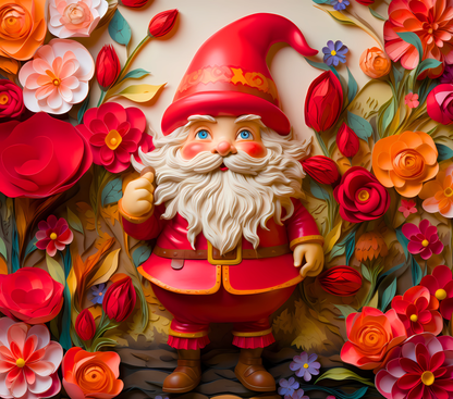 Gourde avec motif Gnome / Tumbler with Gnome design
