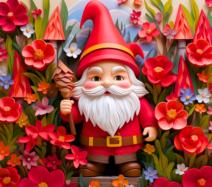 Gourde avec motif Gnome / Tumbler with Gnome design