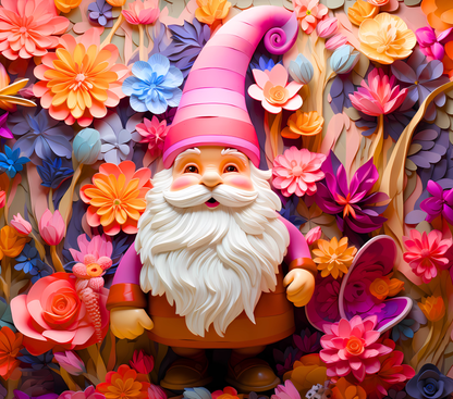Gourde avec motif Gnome / Tumbler with Gnome design