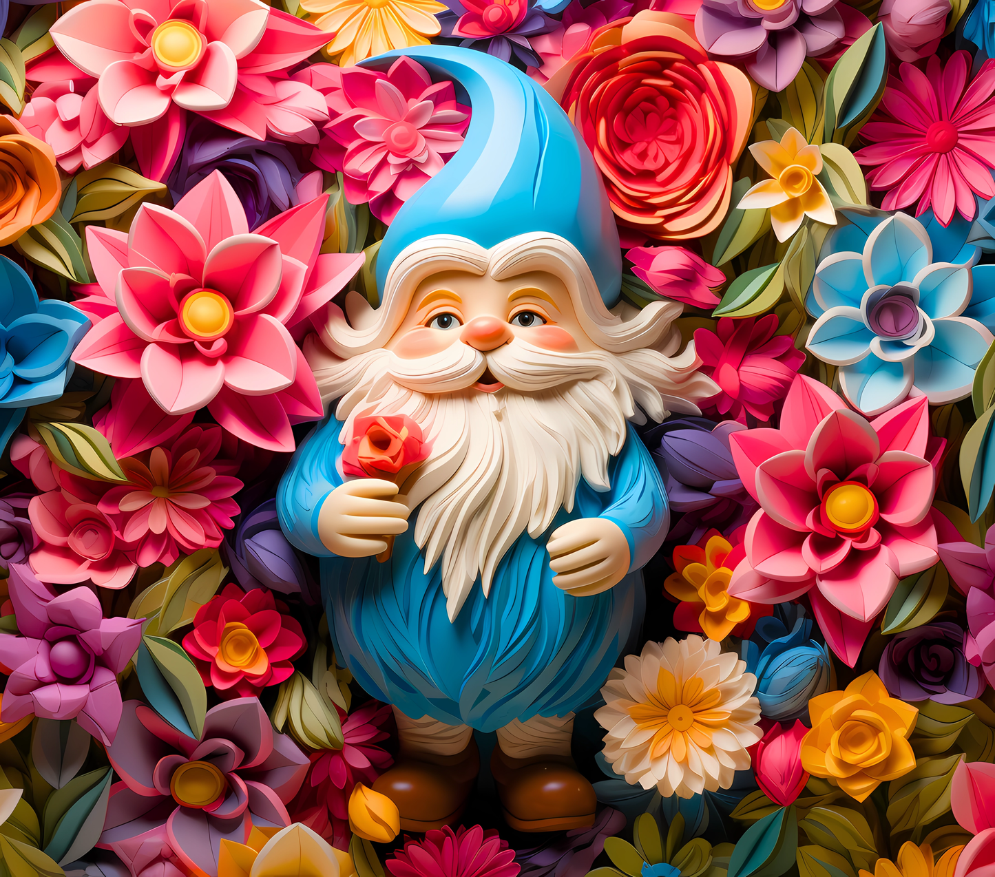 Gourde avec motif Gnome / Tumbler with Gnome design