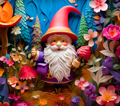 Gourde avec motif Gnome / Tumbler with Gnome design