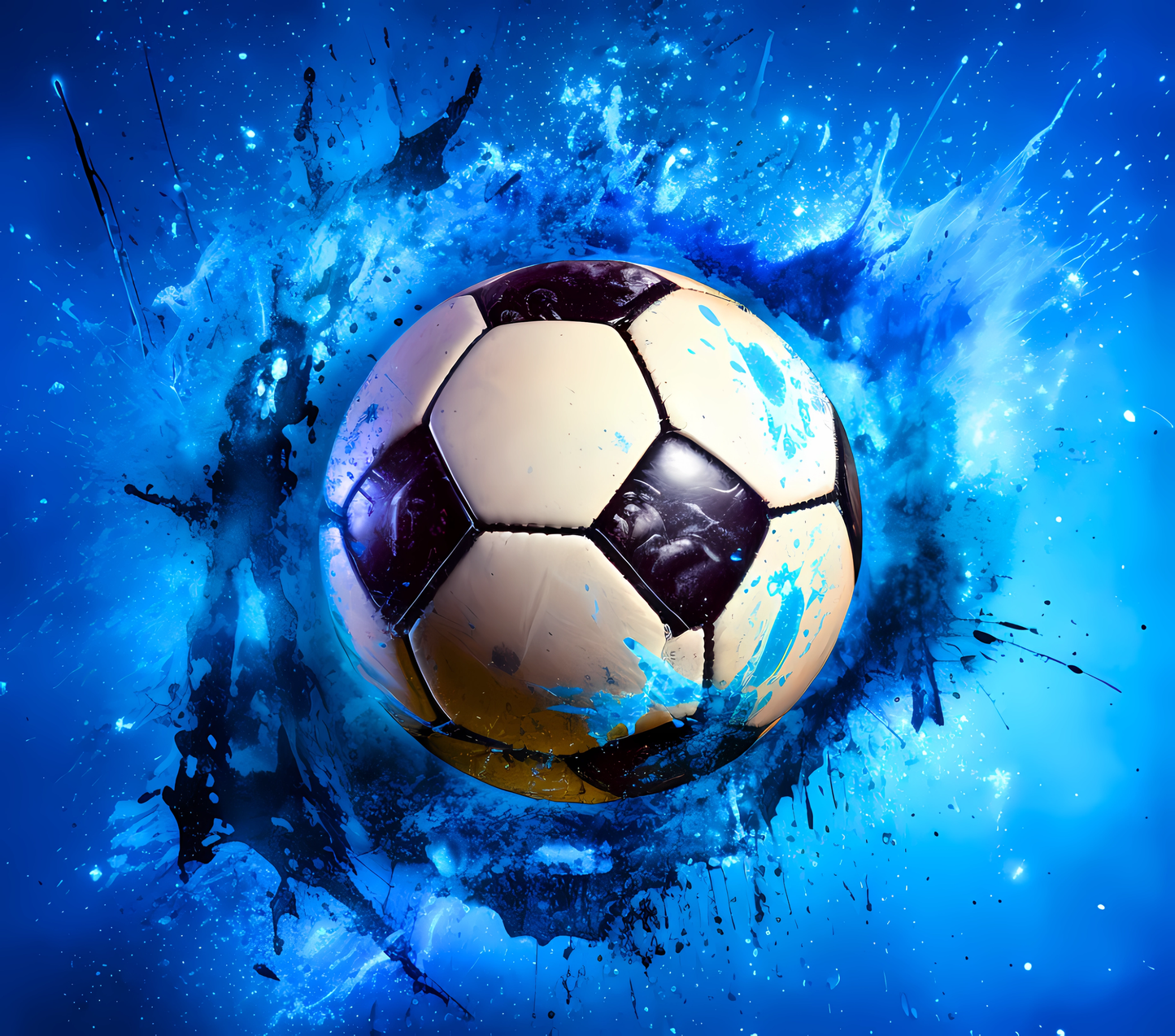 Gourde avec motif Football / Tumbler with Football design