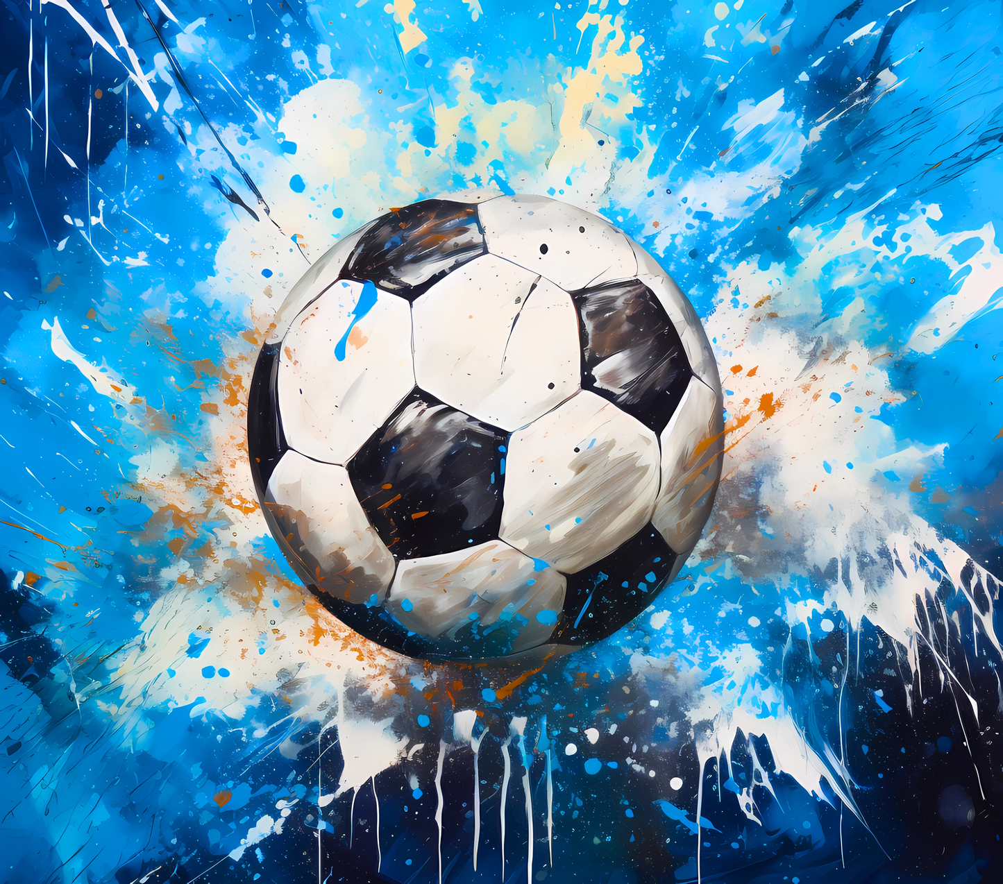 Gourde avec motif Football / Tumbler with Football design