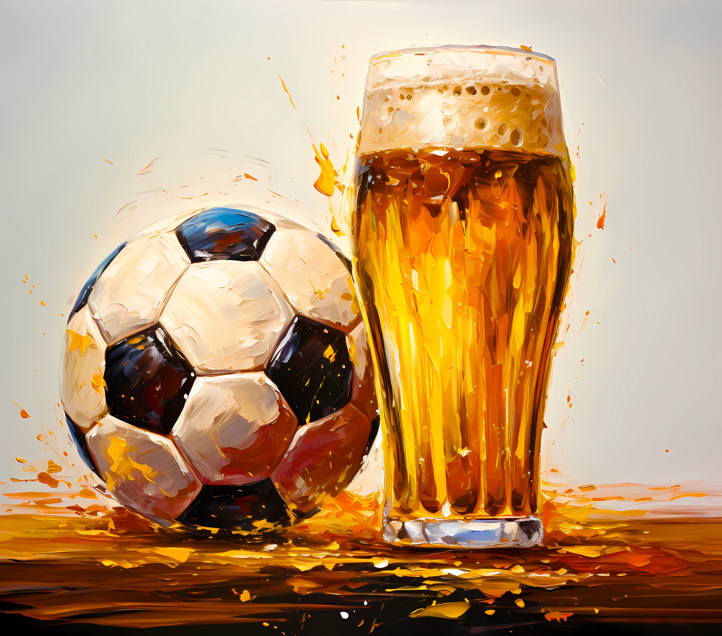 Gourde avec motif Football / Tumbler with Football design