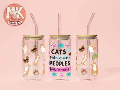 LOVE CAT Gobelet en verre