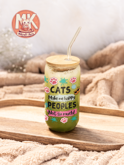 LOVE CAT Gobelet en verre