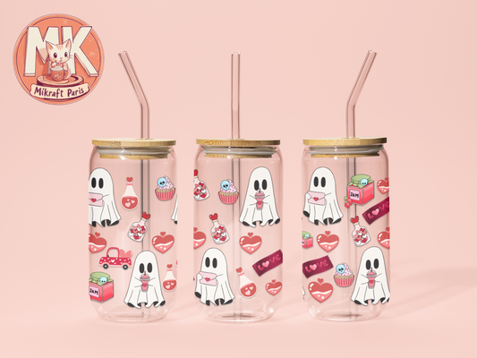 LOVE GHOST Gobelet en verre