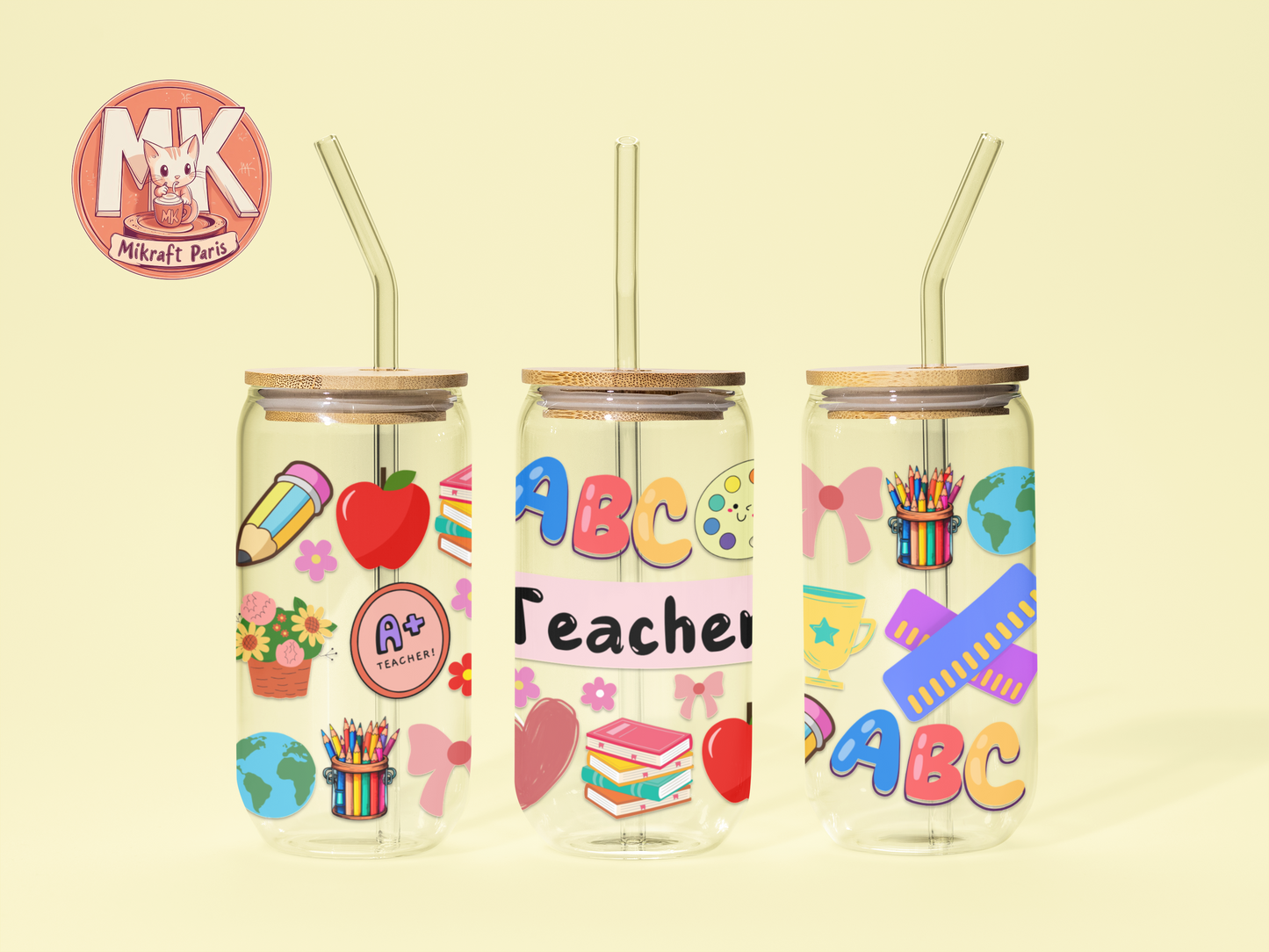 TEACHER Gobelet en verre