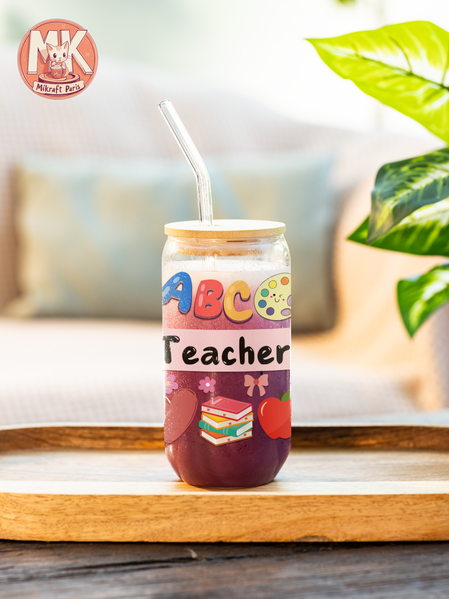 TEACHER Gobelet en verre