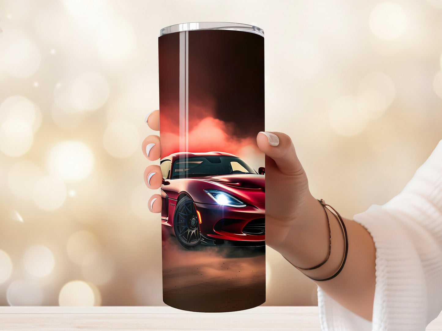 Gourde avec design voiture classique/Tumbler with classic car design