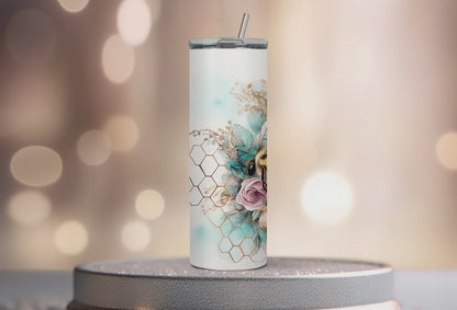 Gourde avec motif abeille/Tumbler with bee design