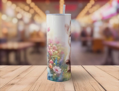 Gourde avec motif vache mignonne/Tumbler with cute cow design